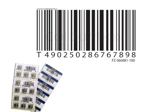 Barcode sticker