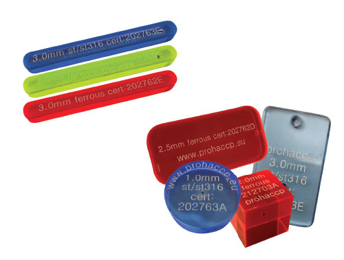 Metal - X-Ray Detector Test Pieces